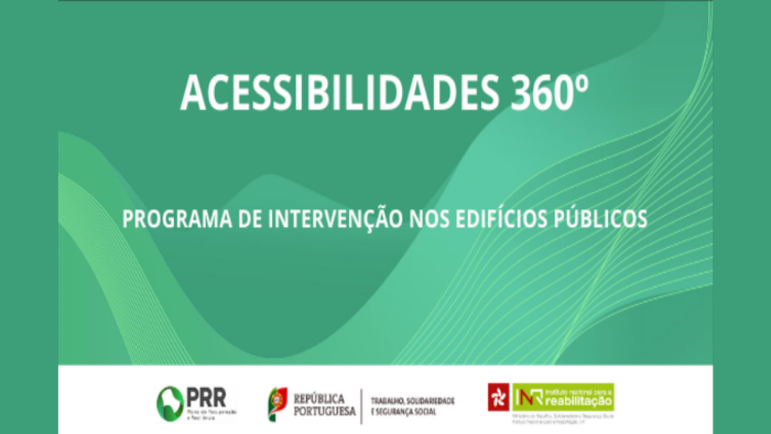  PRR – Aviso de Candidaturas do Programa Acessibilidades 360º 