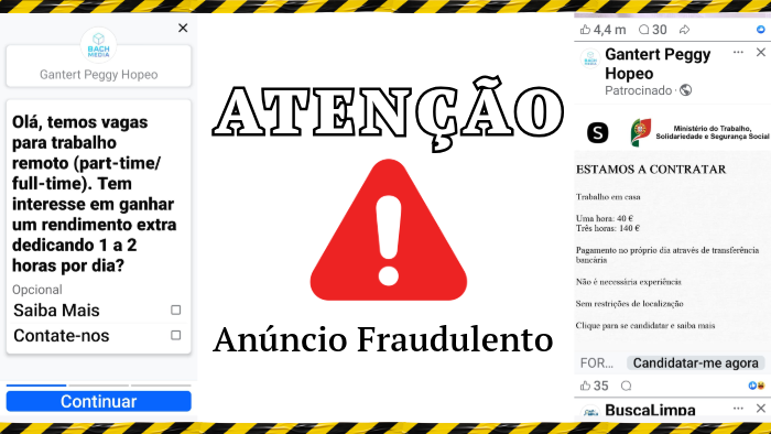 ATENÇÃO - Anúncio Fraudulento